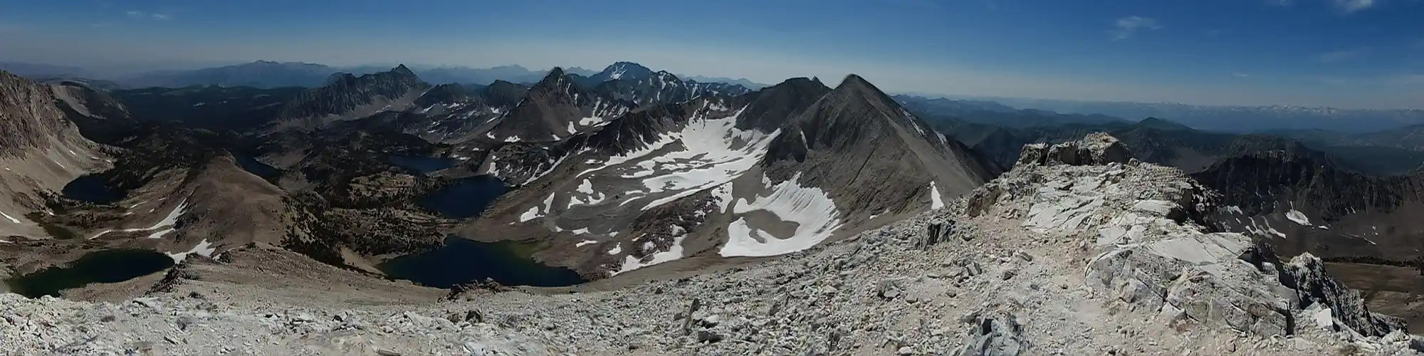 mountains with snow on them